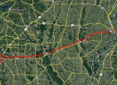 map for AR Wrong Way Detection Halff project